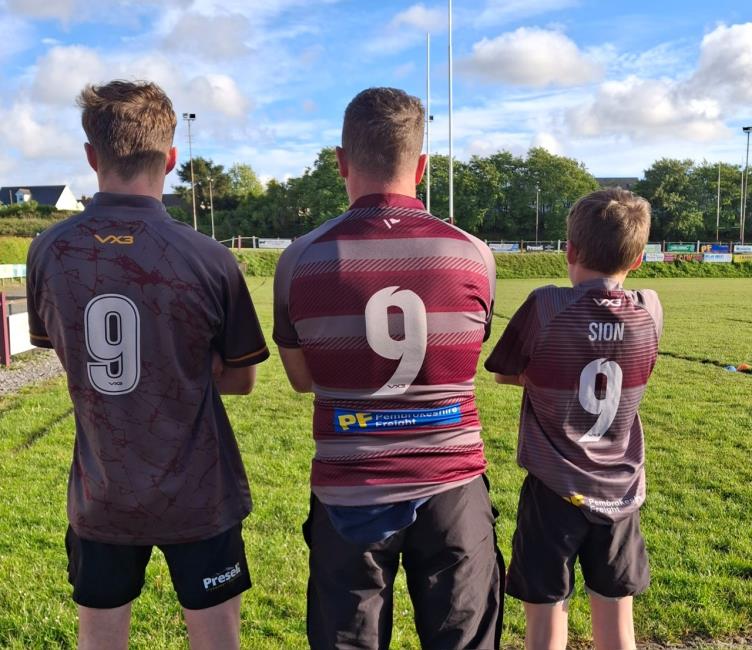 Three No 9s at Parc Lloyd Thomas